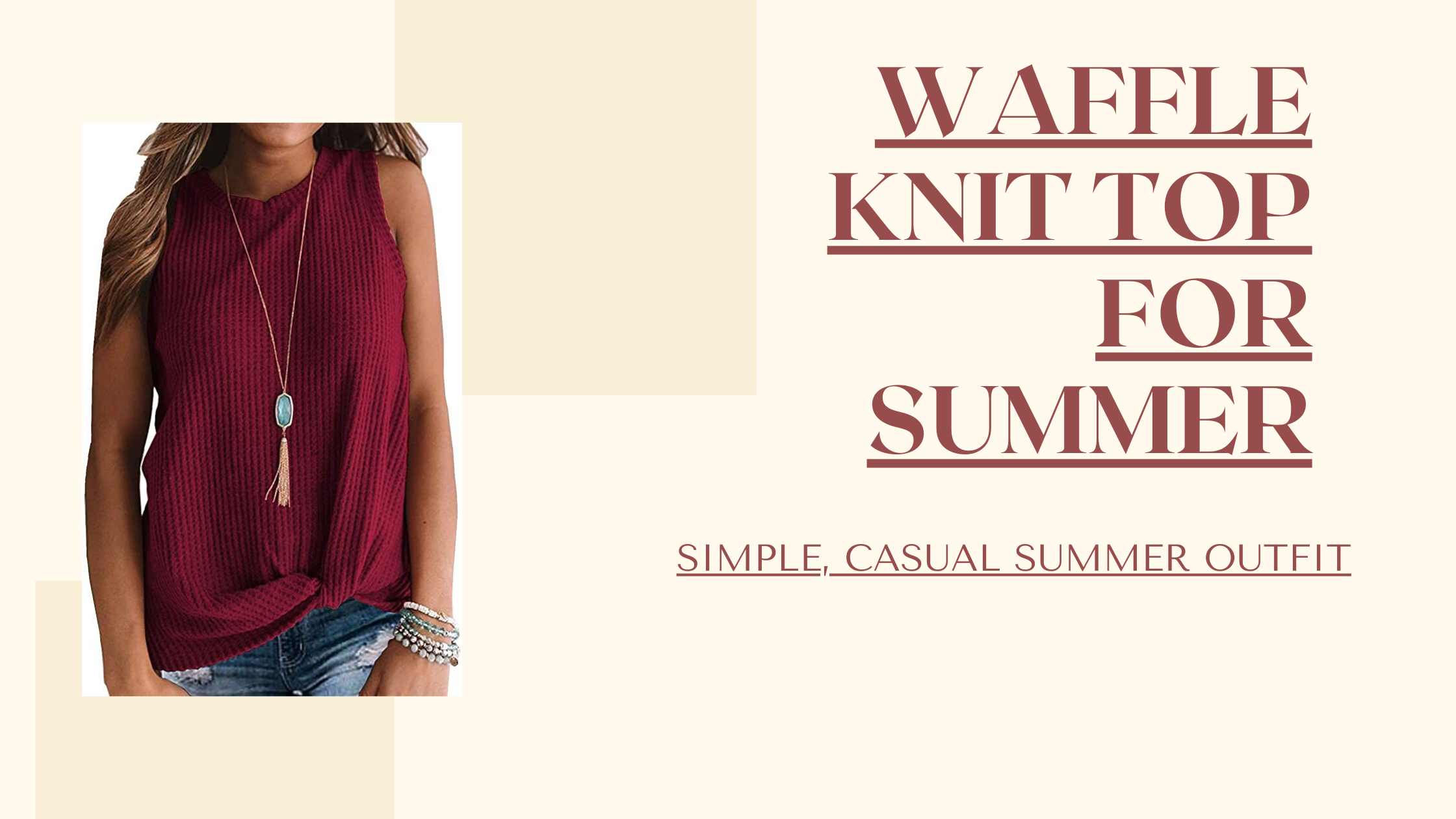 waffle-knit-top-for-summer