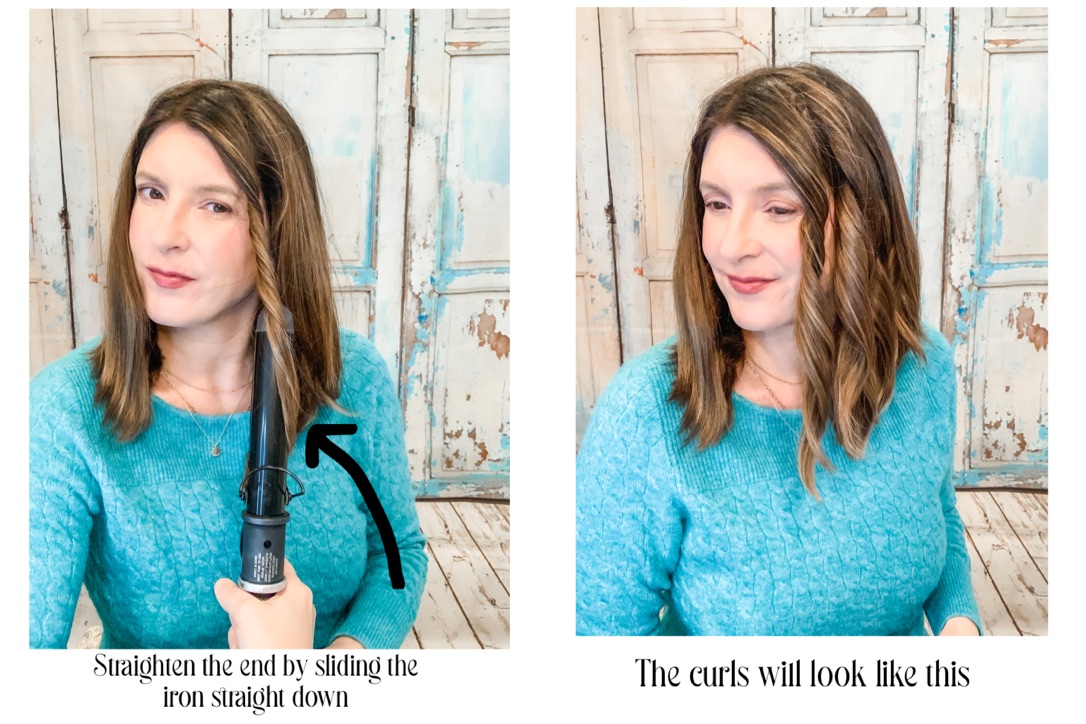 How to create undone waves with a curling iron.  The Scarlet Lily Blog
