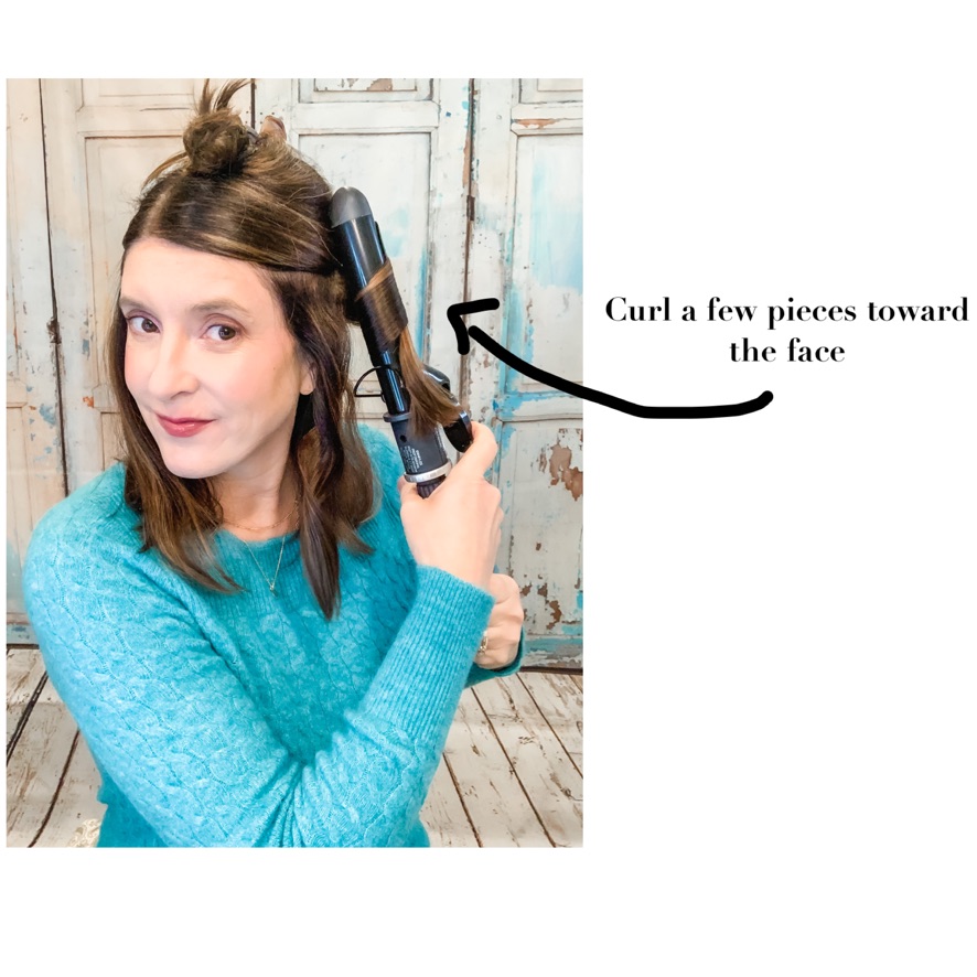 How to style a wavy lob from The Scarlet Lily blog. 