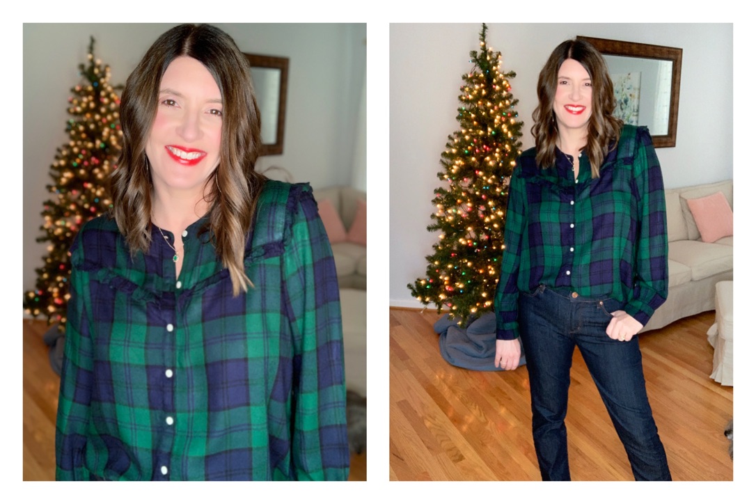 Plaid top from Old Navy
The Scarlet Lily Blog